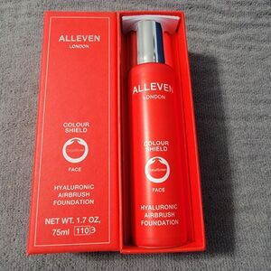 ALLEVEN London Colorshield Face Hyaluronic Airbrush Foundation Amber